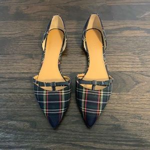 J.Crew Tartan Flats